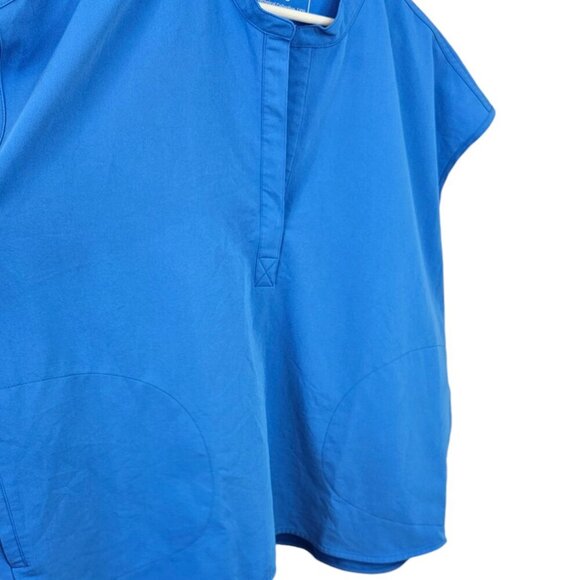 FIGS Womens Technical Collection Rafaela Oversized Scrub Top Size XXL Blue - Picture 4 of 8